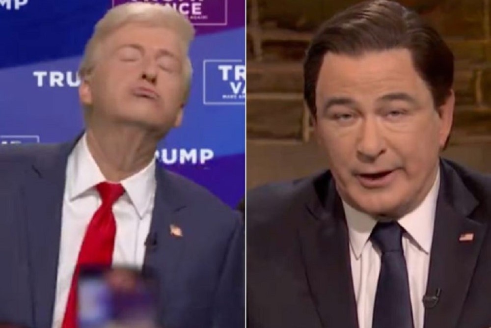 Alec Baldwin returns to SNL in the Cold Open without his Trump role.